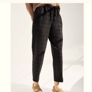 The Group BABATON aritizia pull on pants, size small Checkered Print